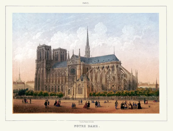 Framed Print : Paris. Notre Dame Framed Print : Paris. Notre Dame