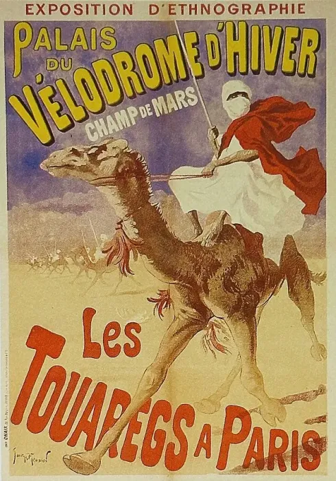 Framed Print : Paris, Palais du Velodrome d'hiver, the Tuaregs in Paris