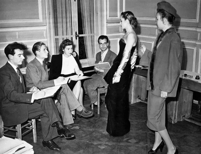Framed Print : Paris Presents Haute Couture