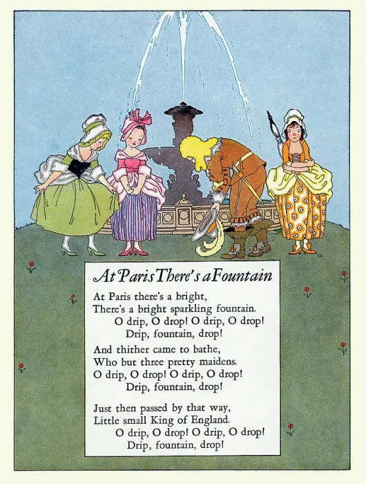 Framed Print : At Paris There's a Fountain