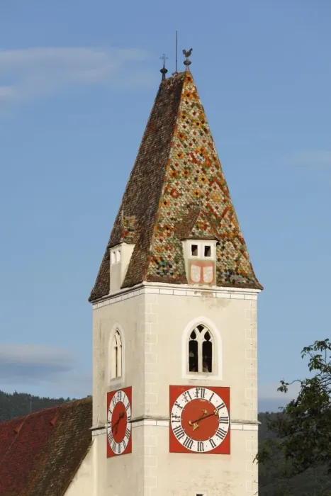 Framed Print : Parish church in Spitz, Wachau, Waldviertel, Lower Austria, Austria, Europe