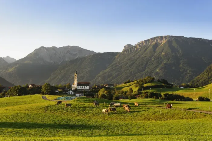 Framed Print : Parish Church of St. Nicholas in Pfronten, Ostallgaeu district, Allgaeu, Bavaria, Germany, Europe Framed Print : Parish Church of St. Nicholas in Pfronten, Ostallgaeu district, Allgaeu, Bavaria, Germany, Europe
