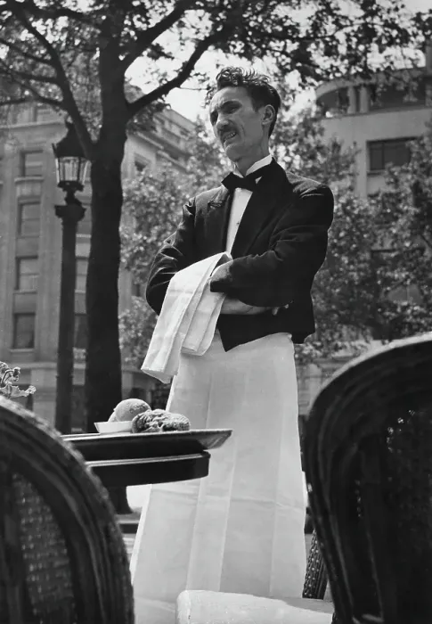Framed Print : Parisian Waiter Framed Print : Parisian Waiter