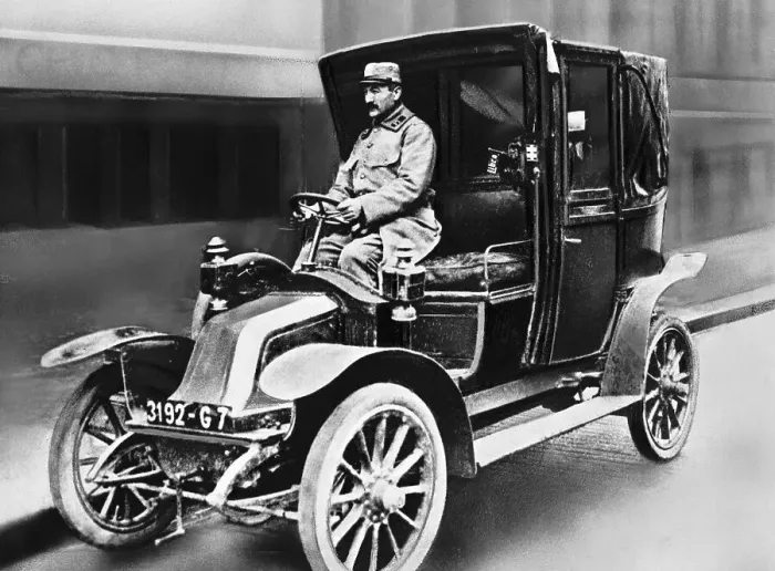 Framed Print : Parisien Taxi To Reinforce Marne Sector Framed Print : Parisien Taxi To Reinforce Marne Sector
