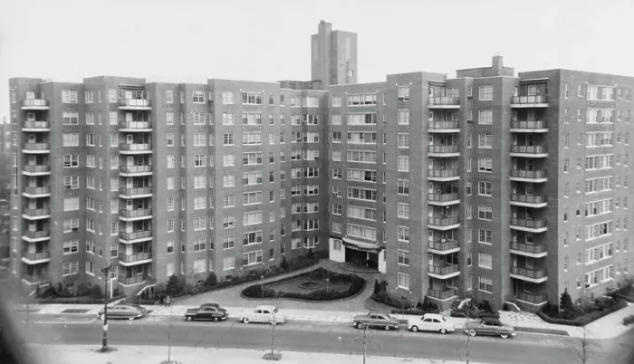 Framed Print : Park Briar Apartments, Queens Framed Print : Park Briar Apartments, Queens