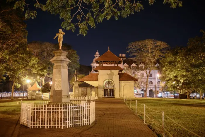 Framed Print : Park and the Temple of the Sacred Tooth Relic (Temple of the Tooth, Sri Dalada Maligawa) at night, Kandy, Central Province, Sri Lanka, Asia Framed Print : Park and the Temple of the Sacred Tooth Relic (Temple of the Tooth, Sri Dalada Maligawa) at night, Kandy, Central Province, Sri Lanka, Asia
