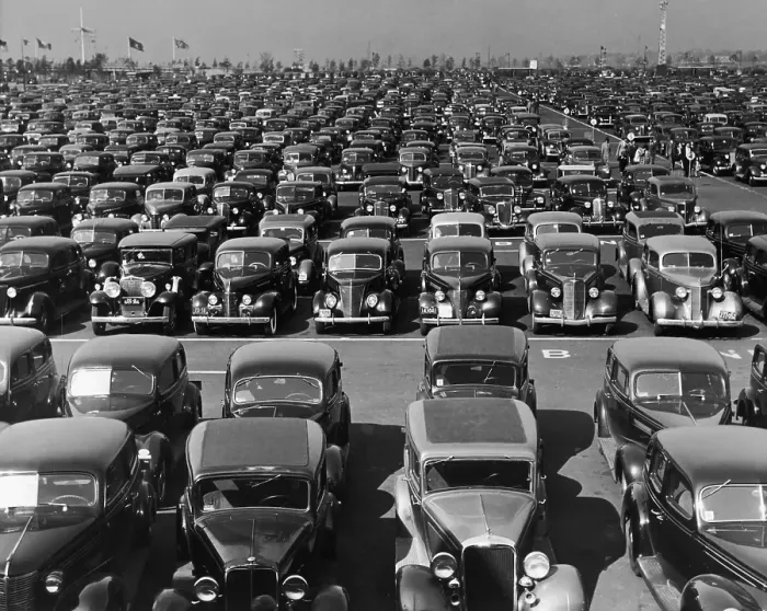 Framed Print : Parking Lot Framed Print : Parking Lot