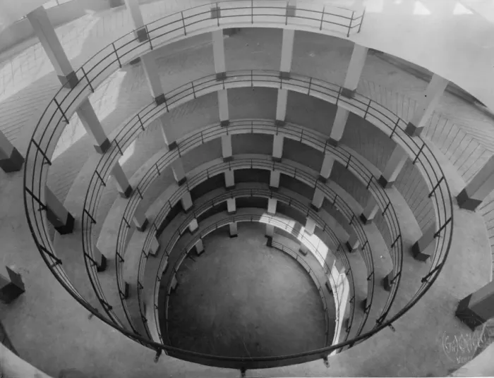 Framed Print : Parking Spiral Framed Print : Parking Spiral
