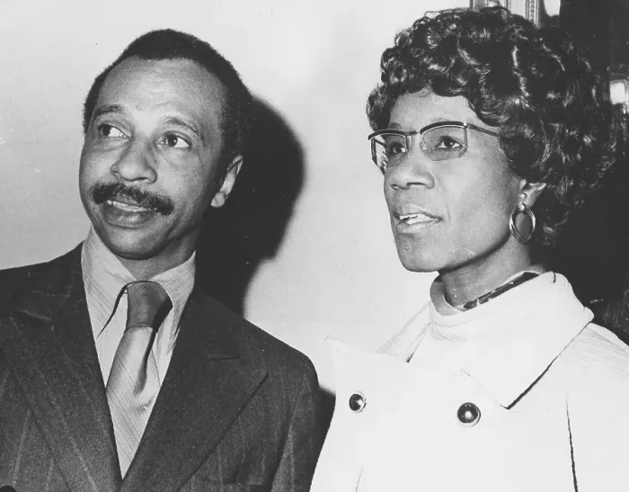 Framed Print : Parren Mitchell And Shirley Chisholm Framed Print : Parren Mitchell And Shirley Chisholm