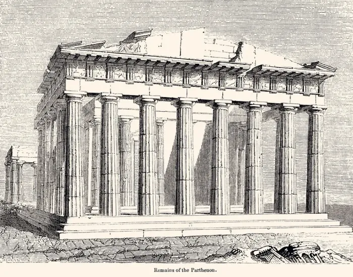 Framed Print : THE PARTHENON -XXXL with lots of details Framed Print : THE PARTHENON -XXXL with lots of details