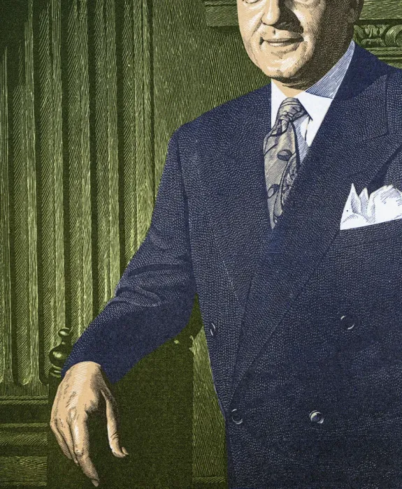 Framed Print : Partial Portrait of Businessman Framed Print : Partial Portrait of Businessman
