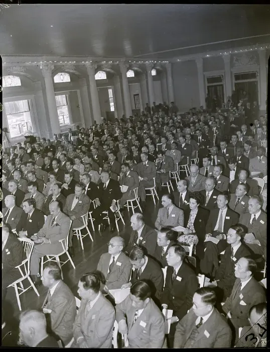 Framed Print : Partial View Of Delegates At Monetary Co Framed Print : Partial View Of Delegates At Monetary Co