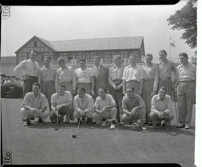 Framed Print : Participants in Golf Championship Framed Print : Participants in Golf Championship