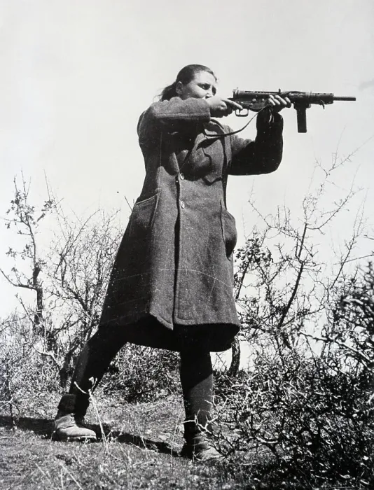 Framed Print : Partisan Guerilla Target Shooting Framed Print : Partisan Guerilla Target Shooting