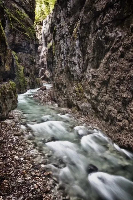 Framed Print : Partnach Gorge, Upper Bavaria, Bavaria, Germany Framed Print : Partnach Gorge, Upper Bavaria, Bavaria, Germany