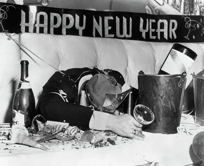 Framed Print : Passed-Out New Year's Eve Reveler Framed Print : Passed-Out New Year's Eve Reveler