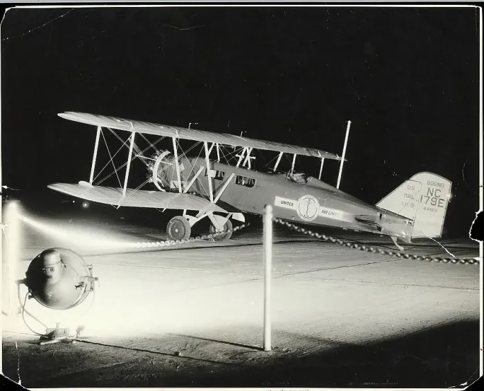 Framed Print : Passenger and Mail Plane Awaiting Departure