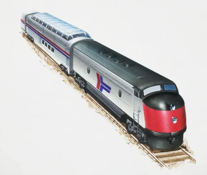 Framed Print : Passenger train Framed Print : Passenger train