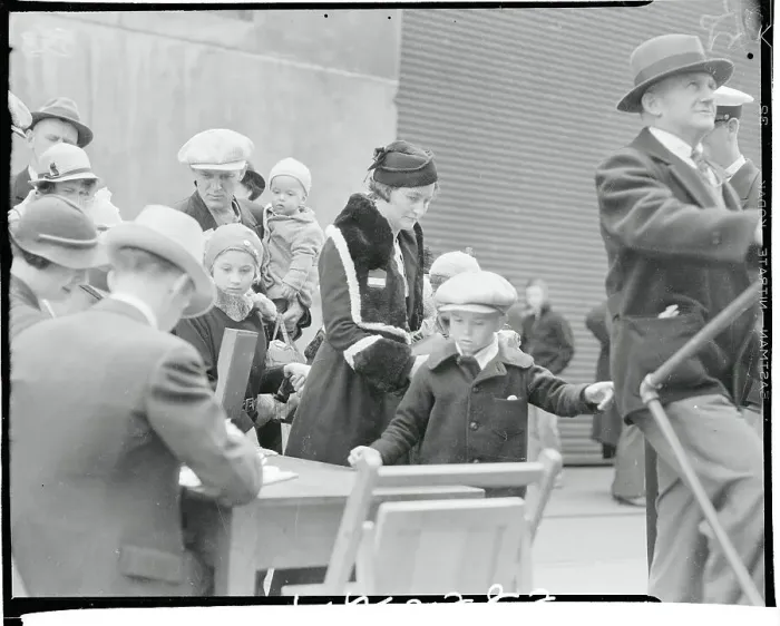 Framed Print : Passengers Boarding a Ship Framed Print : Passengers Boarding a Ship