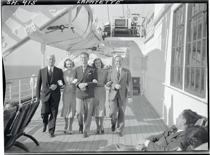 Framed Print : Passengers Enjoying Cruise in Embracing Manner Framed Print : Passengers Enjoying Cruise in Embracing Manner