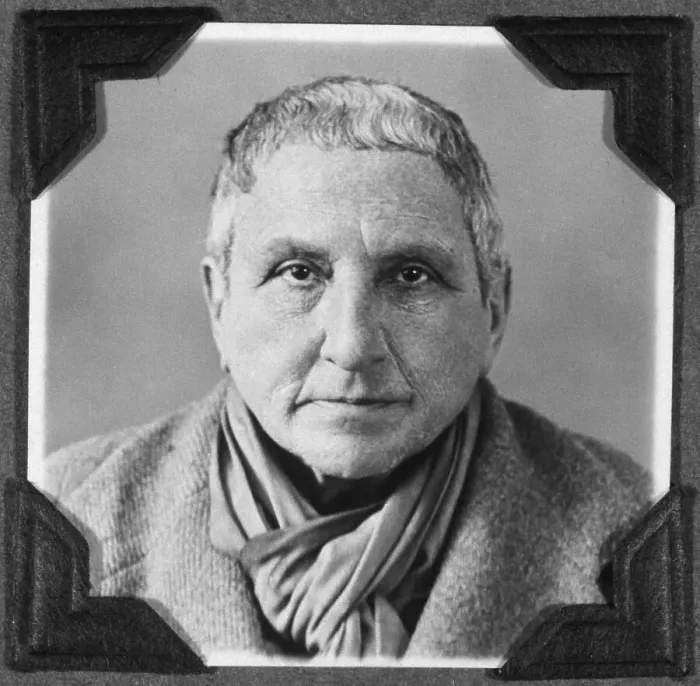 Framed Print : Passport Photo Of Gertrude Stein Framed Print : Passport Photo Of Gertrude Stein
