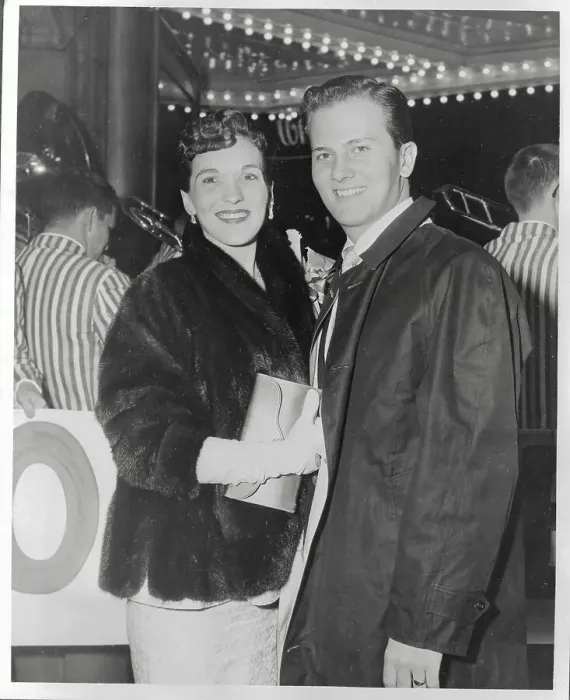Framed Print : Pat Boone Attending Movie Premiere Framed Print : Pat Boone Attending Movie Premiere