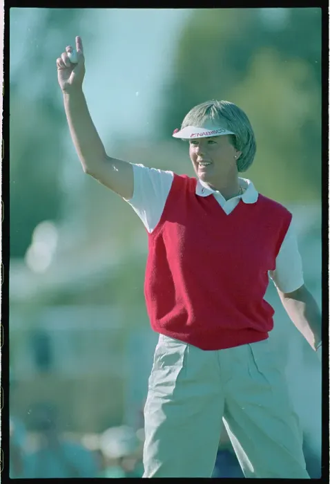 Framed Print : Pat Bradley Waving to Crowd Framed Print : Pat Bradley Waving to Crowd