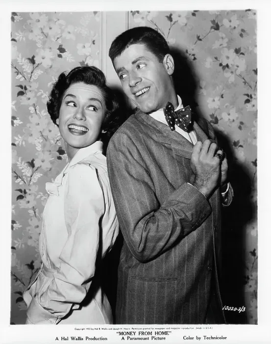 Framed Print : Pat Crowley And Jerry Lewis In Money From Home