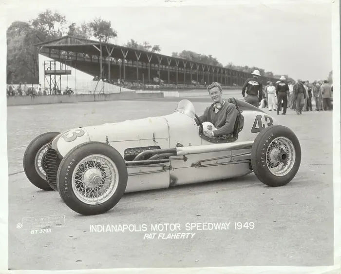 Framed Print : Pat Flaherty in Car at Indianapolis Motor Speedway Framed Print : Pat Flaherty in Car at Indianapolis Motor Speedway