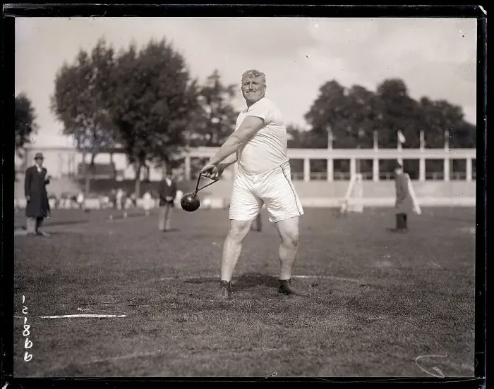 Framed Print : Pat Mcdonald During the Hammer Throw Framed Print : Pat Mcdonald During the Hammer Throw