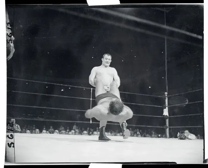 Framed Print : Pat O'Connor Wrestling Lou Thesz Framed Print : Pat O'Connor Wrestling Lou Thesz