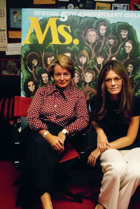 Framed Print : Patricia Carbine and Gloria Steinem Framed Print : Patricia Carbine and Gloria Steinem