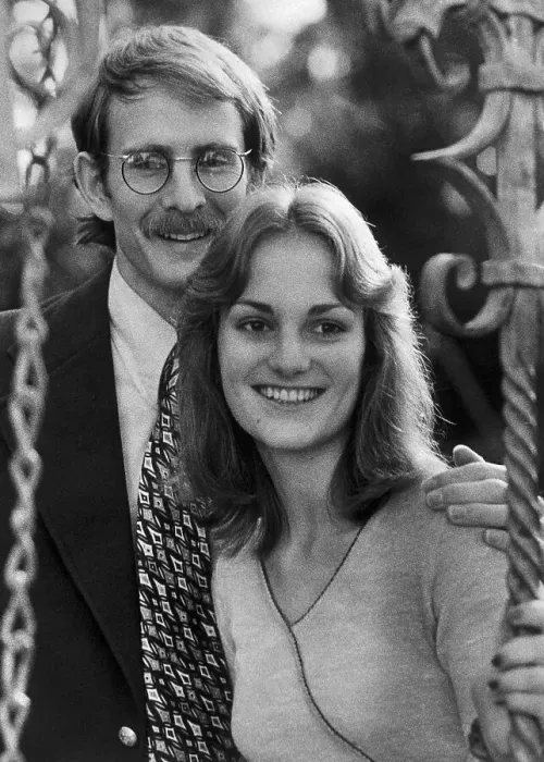 Framed Print : Patricia Hearst with Steve Weed Framed Print : Patricia Hearst with Steve Weed