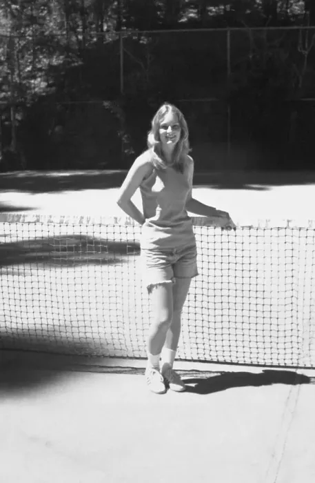 Framed Print : Patricia Hearst on Tennis Courts Framed Print : Patricia Hearst on Tennis Courts