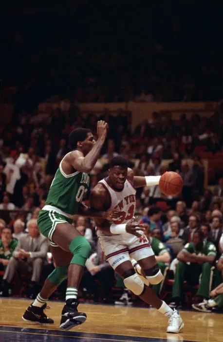Framed Print : Patrick Ewing Dribbling Framed Print : Patrick Ewing Dribbling