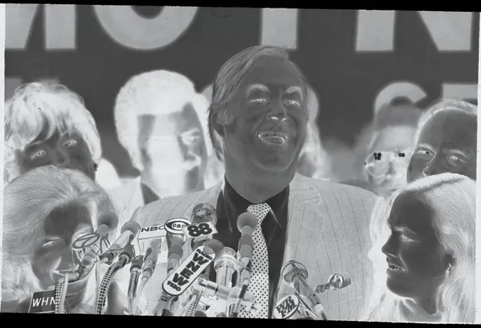Framed Print : Patrick Moynihan Thanking His Supporters Framed Print : Patrick Moynihan Thanking His Supporters