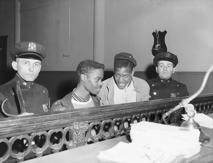 Framed Print : Patrolmen Book Two African American Boys Framed Print : Patrolmen Book Two African American Boys