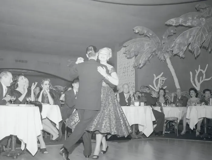 Framed Print : Patrons Noticing Dancing Couple Framed Print : Patrons Noticing Dancing Couple