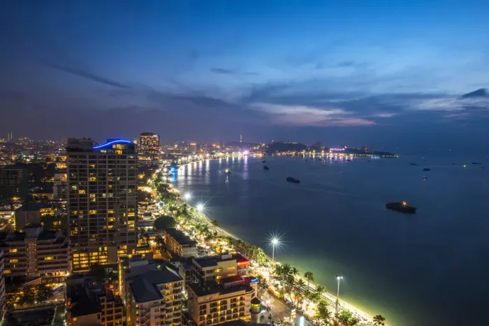 Framed Print : Pattaya city Framed Print : Pattaya city