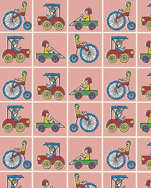 Pattern of Cars and Bikes