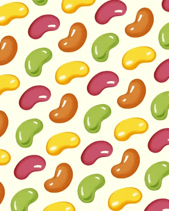 Framed Print : Pattern of Jelly Beans Framed Print : Pattern of Jelly Beans