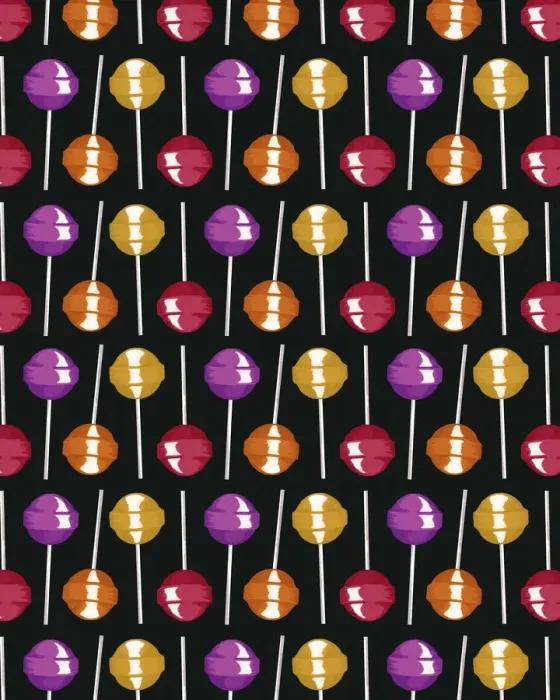 Framed Print : Pattern of Lollipops