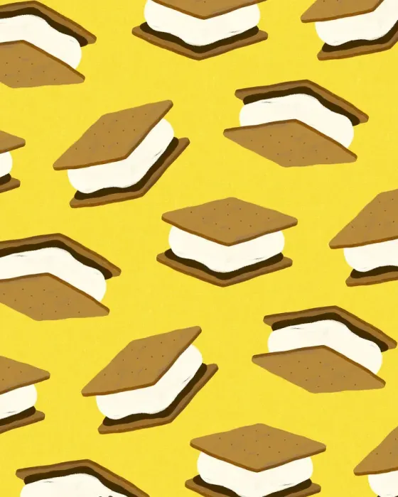 Framed Print : Pattern of Smores