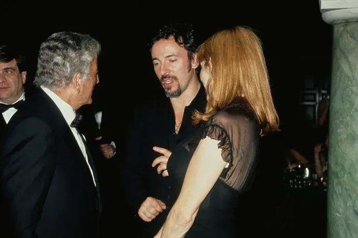 Framed Print : Patti Scialfa And Bruce Springsteen Attend 36th Annual Grammy Awards After Party Framed Print : Patti Scialfa And Bruce Springsteen Attend 36th Annual Grammy Awards After Party