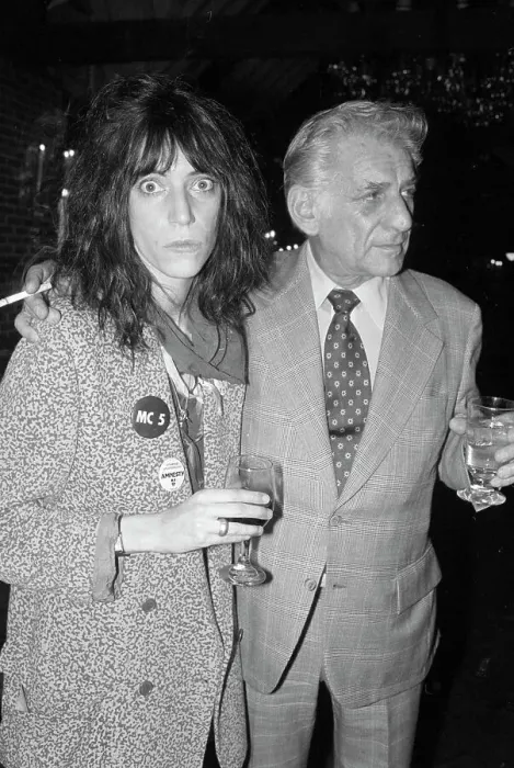 Framed Print : Patti Smith And Leonard Bernstein