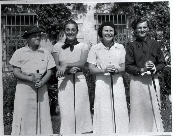 Framed Print : Patty Berg, Jean Bauer, Helen Hicks, and Babe Didrikson Framed Print : Patty Berg, Jean Bauer, Helen Hicks, and Babe Didrikson