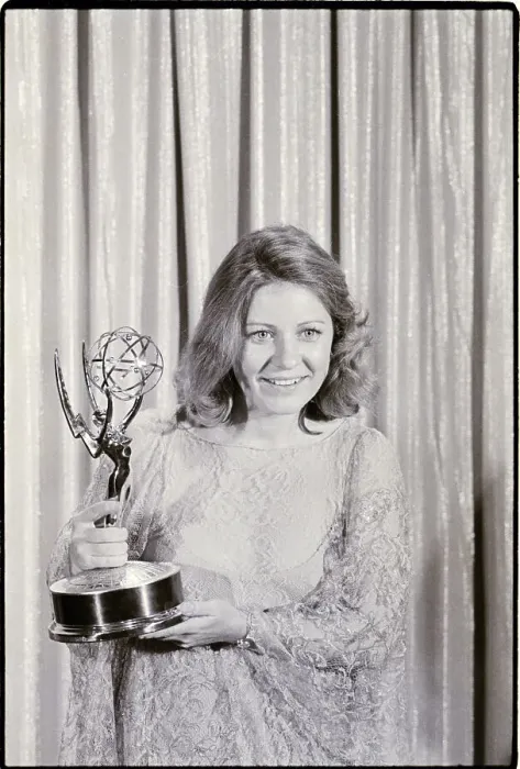 Framed Print : Patty Duke Holds Emmy Award She Won Framed Print : Patty Duke Holds Emmy Award She Won