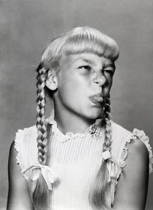 Framed Print : Patty McCormack Sticking Her Tongue Out Framed Print : Patty McCormack Sticking Her Tongue Out