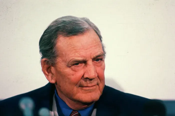 Framed Print : Paul Bear Bryant During a Press Conference