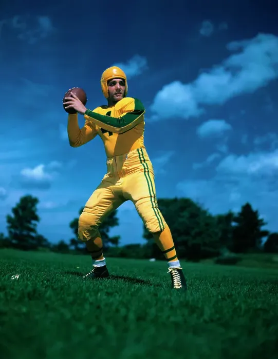 Framed Print : Paul Governale About to Throw Football Framed Print : Paul Governale About to Throw Football